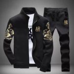 Men's Full Sleeve Black Jacket & Pant Combo