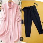 Western Fashion Green Color Shirt for Womnen - Premium Soft Cheri Georgette and Pant Chaina Gavading,