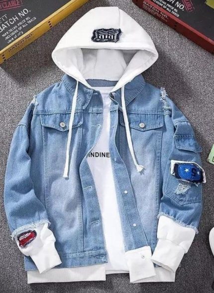 American Style Vintage Denim Jacket For Men